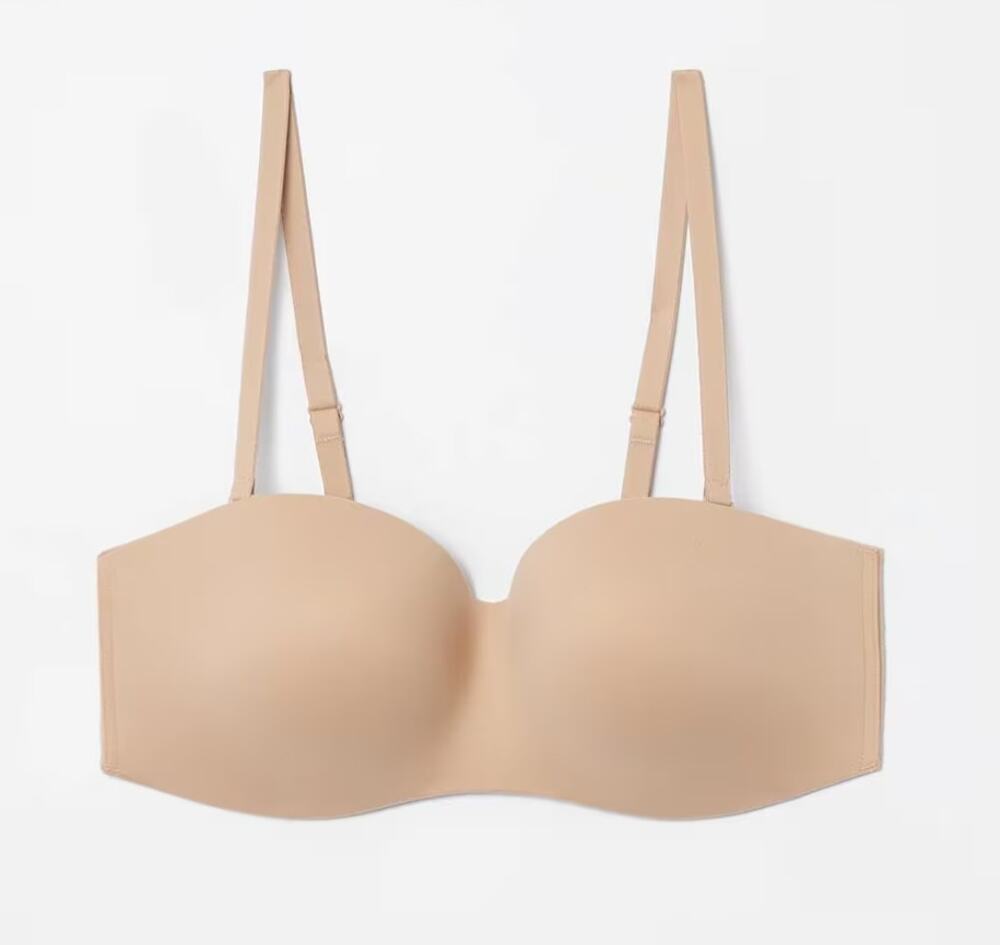 Soma Enbliss Stay Put Strapless Warm Amber Nude 32DDD